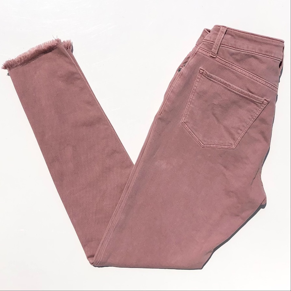 Lucky Brand Jeans Women's 4/27 Sasha Super Skinny Blush Pink Denim Cotton Blend